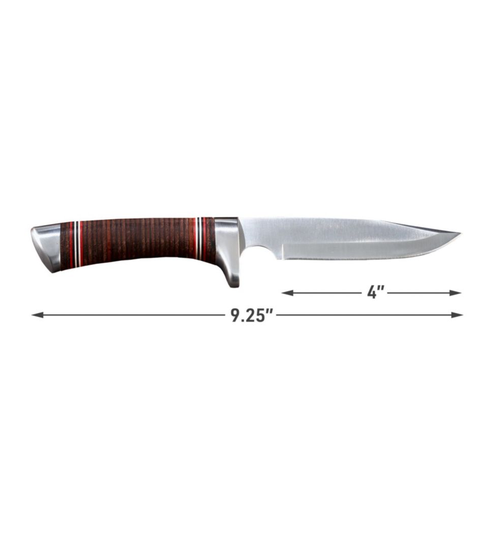 L.L.Bean Stacked Leather Hunting Knife - L.L.Bean Top Pick