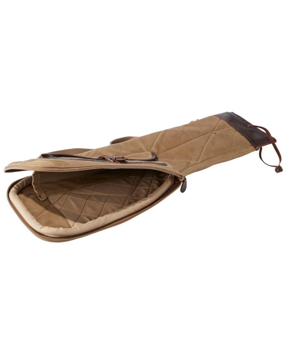 Double L Waxed-Cotton Breakdown Shotgun Case, 28" - L.L.Bean Classic