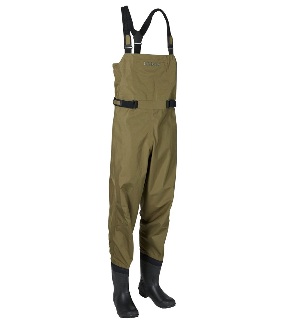 Men's Angler Super Seam TEK Boot-Foot Waders - L.L.Bean Classic