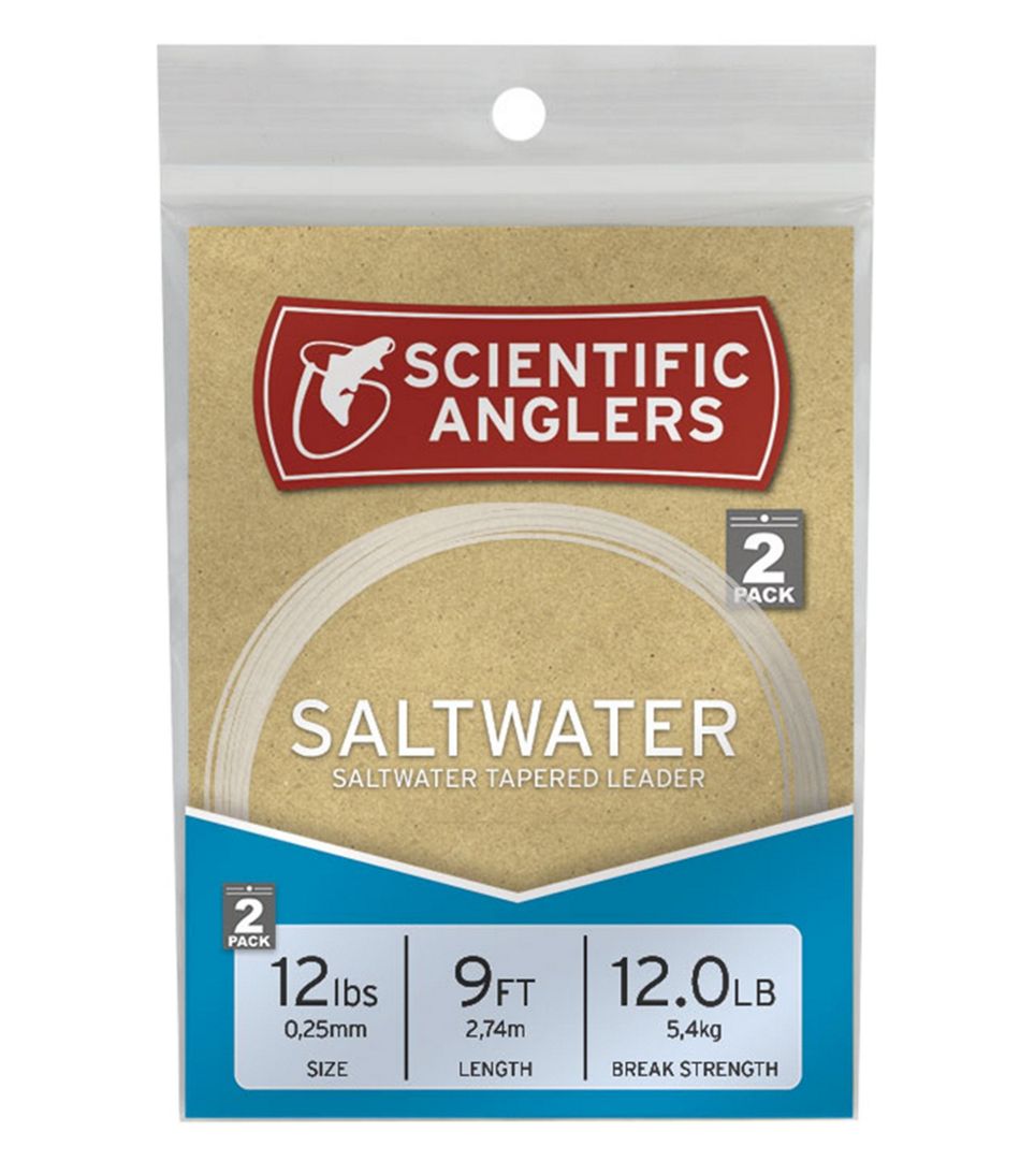Scientific Anglers Saltwater Nylon Leaders, 9' 2-Pack - L.L.Bean Great Value