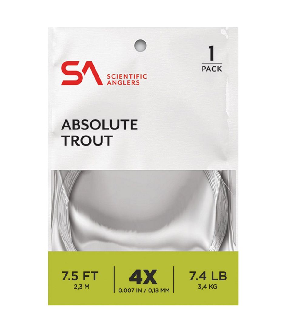Scientific Anglers Absolute Trout Leader, 7.5' - L.L.Bean Essential