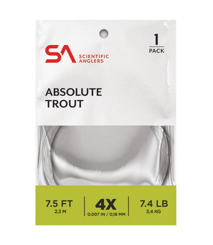 Scientific Anglers Absolute Trout Leader, 7.5' - L.L.Bean Essential