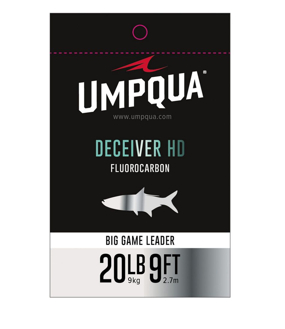 Umpqua Deceiver HD Big Game Fluorocarbon Leader, 9' - L.L.Bean Value
