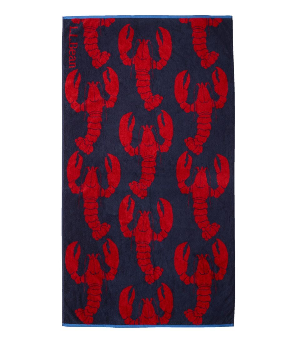 Seaside Beach Towel, Lobsters - L.L.Bean Latest