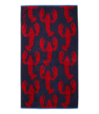Seaside Beach Towel, Lobsters - L.L.Bean Latest