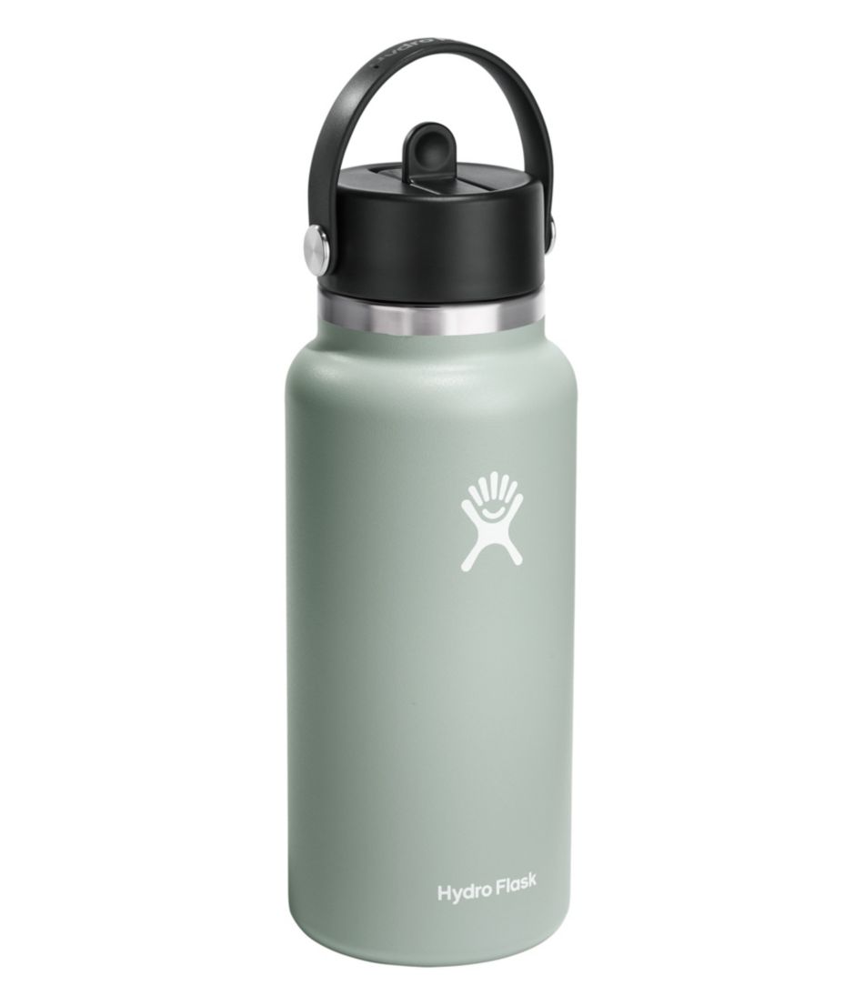 Hydro Flask Wide Mouth Water Bottle with Flex Straw Cap, 32 oz. - L.L.Bean Recommended