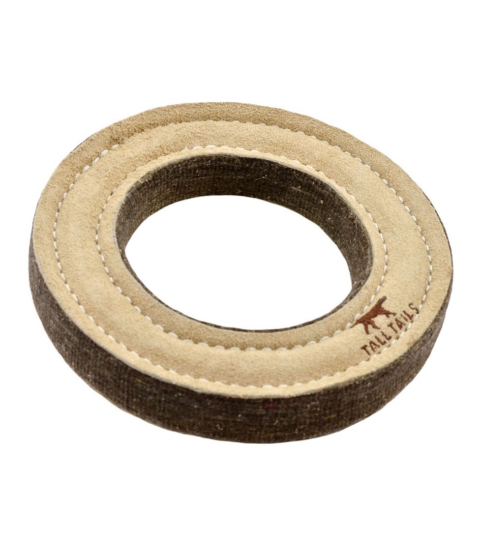 Natural Leather & Wool Ring Dog Toy - L.L.Bean Great Value