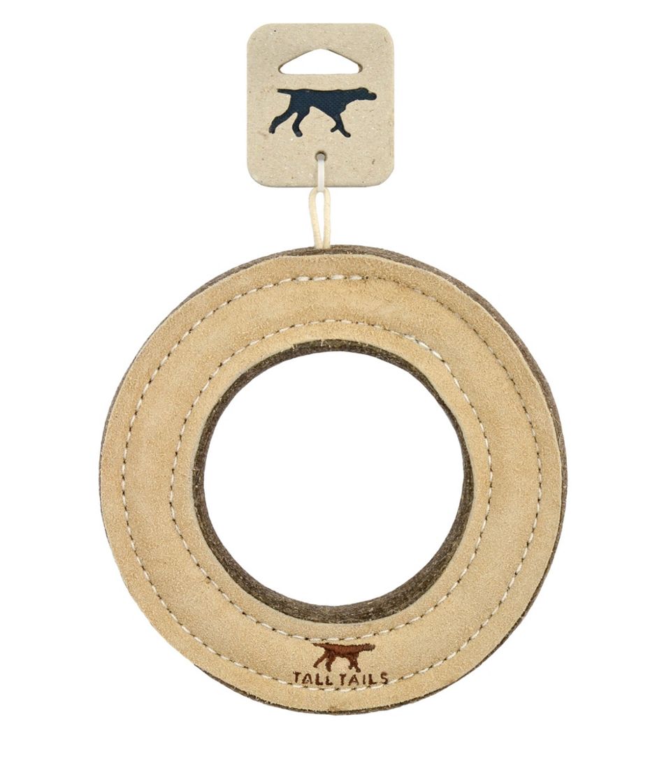 Natural Leather & Wool Ring Dog Toy - L.L.Bean Great Value