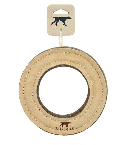 Natural Leather & Wool Ring Dog Toy - L.L.Bean Great Value
