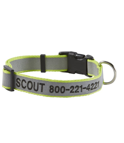Personalized Pet Collar, Reflective - L.L.Bean Quality