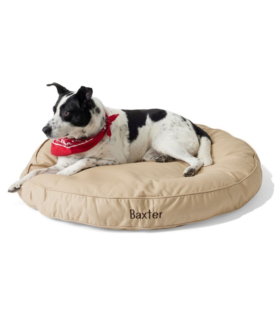 Premium Denim Dog Bed, Round - L.L.Bean Popular
