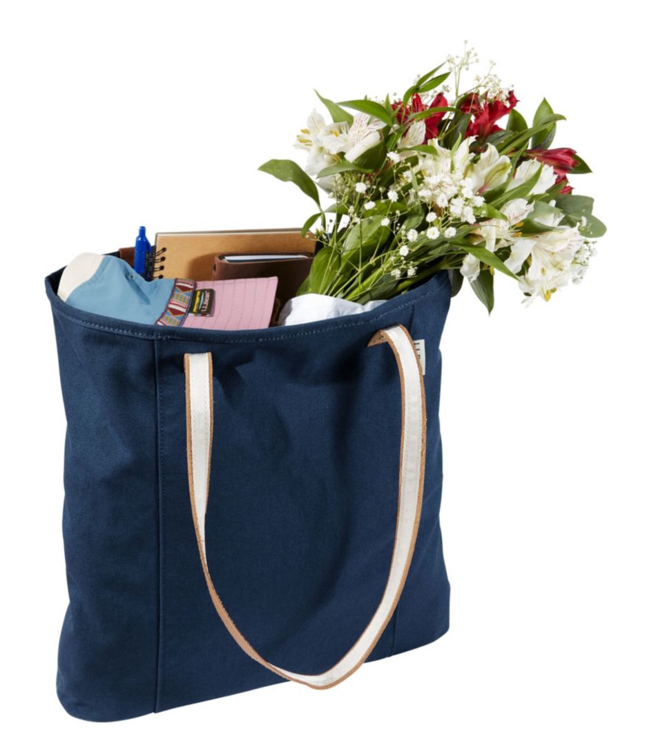 Leather-Handle Essential Tote Bag - L.L.Bean Recommended