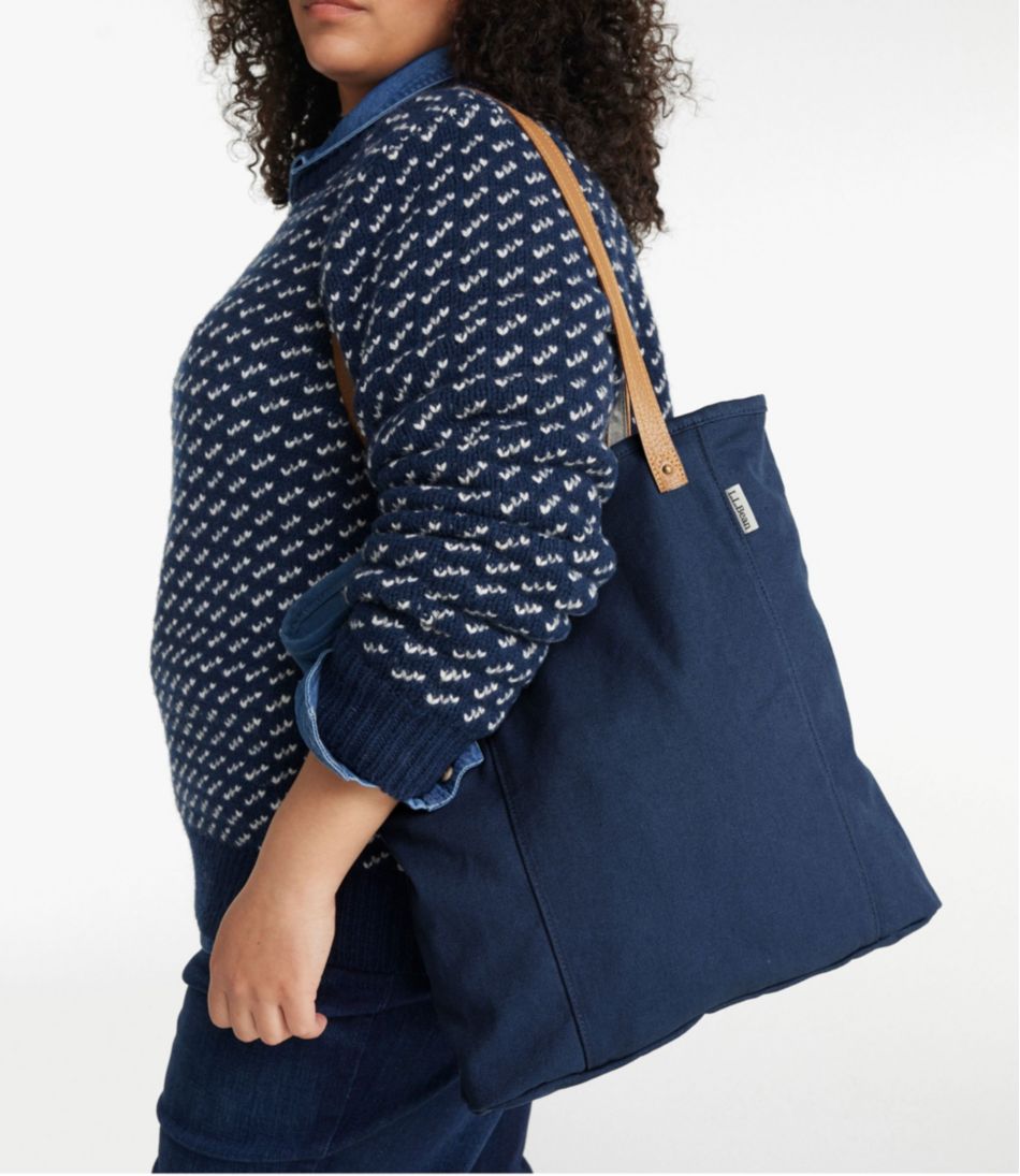 Leather-Handle Essential Tote Bag - L.L.Bean Recommended
