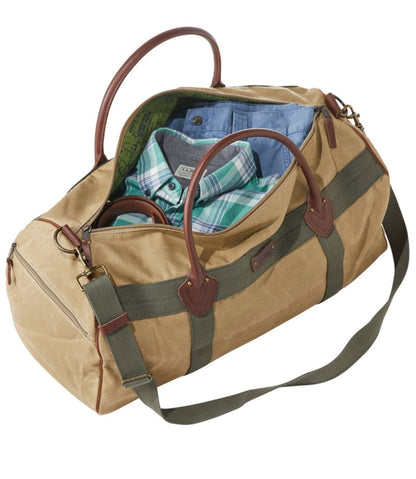 Waxed Canvas Duffle, Medium - L.L.Bean Featured