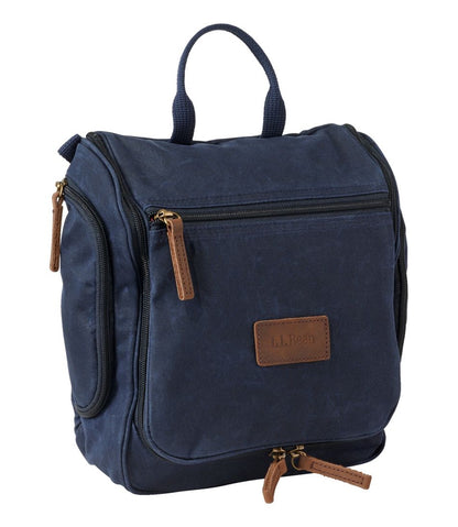 Waxed-Canvas Personal Organizer Toiletry Bag, Medium - L.L.Bean Trusted