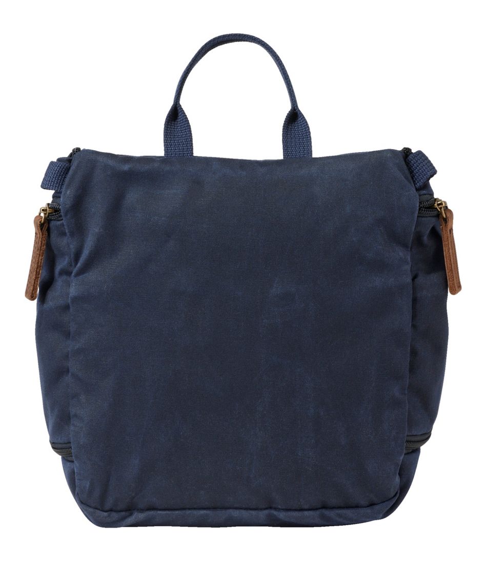 Waxed-Canvas Personal Organizer Toiletry Bag, Medium - L.L.Bean Trusted