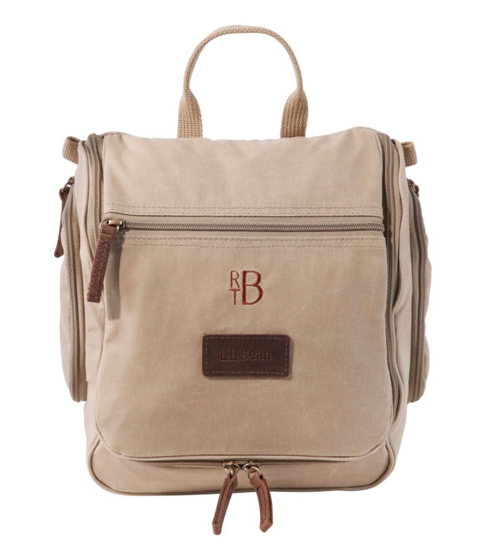 Waxed-Canvas Personal Organizer Toiletry Bag, Medium - L.L.Bean Trusted