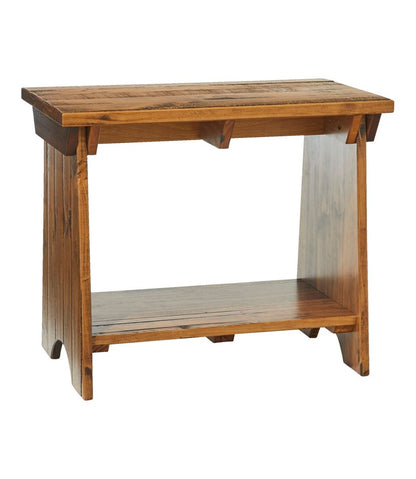 Rustic Wooden Mudroom Bench, Small - L.L.Bean Popular
