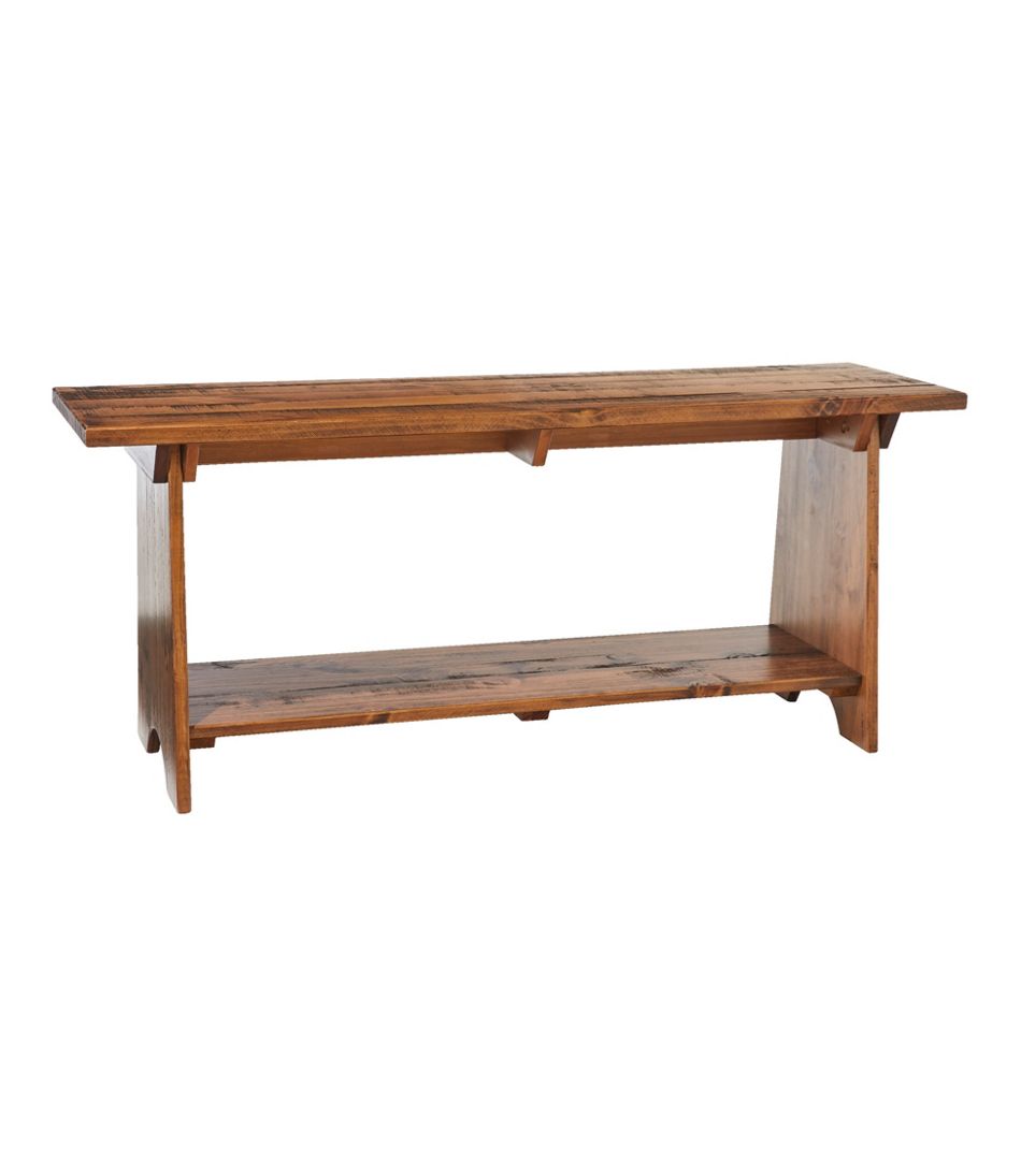 Rustic Wooden Mudroom Bench, Large - L.L.Bean Recommended