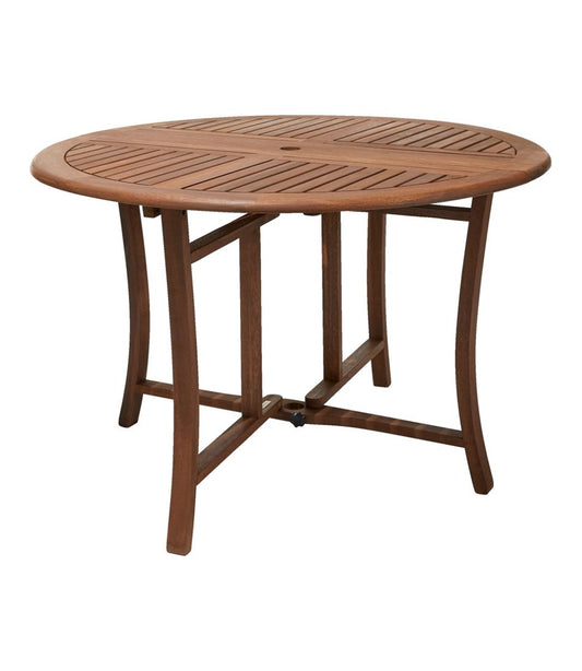 Eucalyptus Folding Table, Round - L.L.Bean Trusted