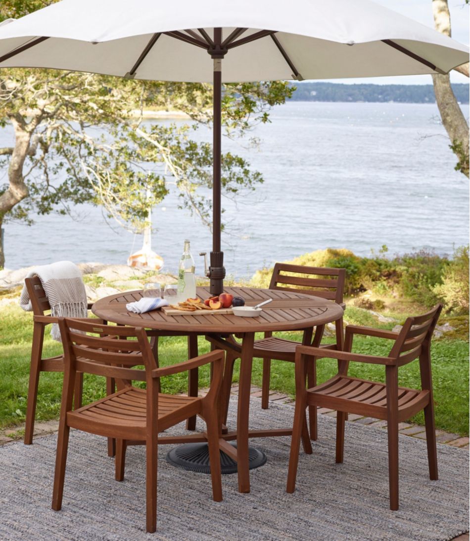 Eucalyptus Stacking Chairs, Set of Four - L.L.Bean Featured