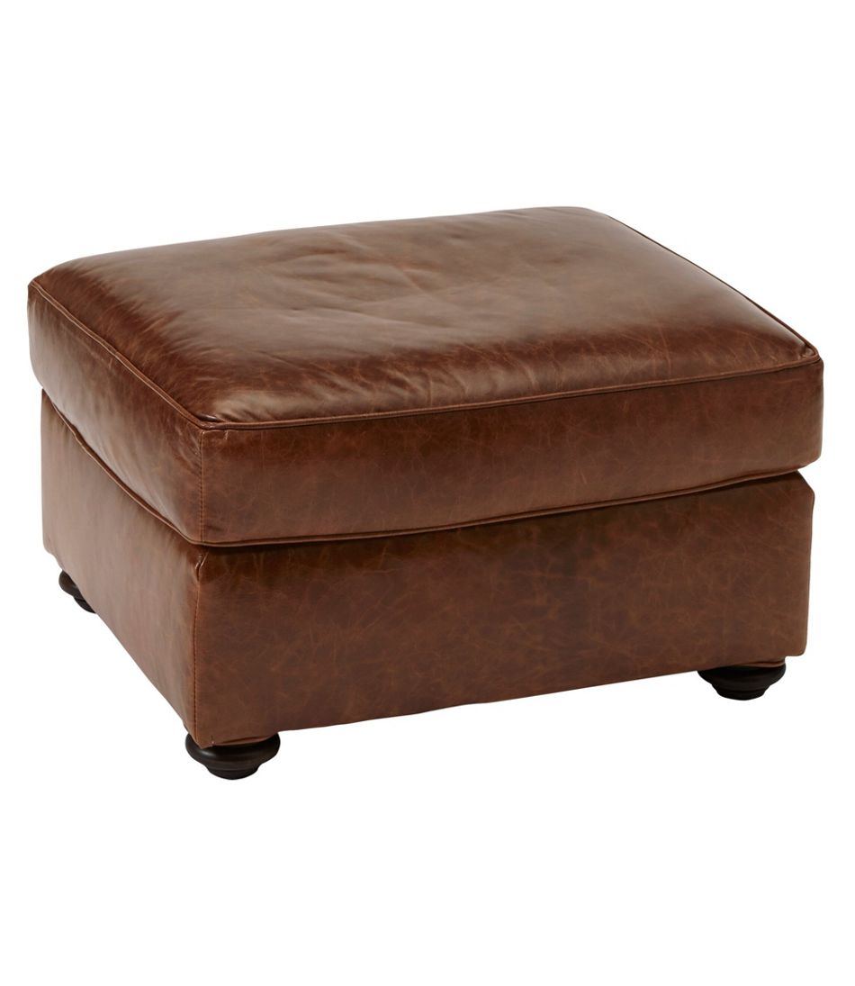 Bean's Leather Lodge Ottoman - L.L.Bean Trending