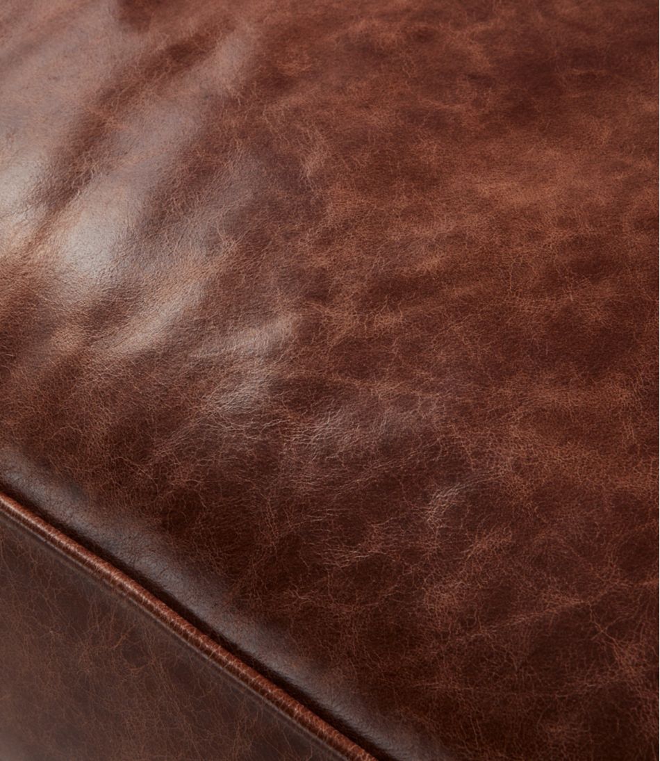 Bean's Leather Lodge Ottoman - L.L.Bean Trending