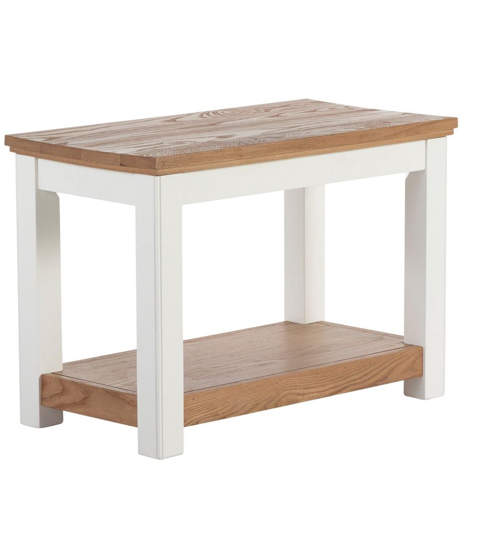 Painted Farmhouse Bench, Wood Top - L.L.Bean Recommended