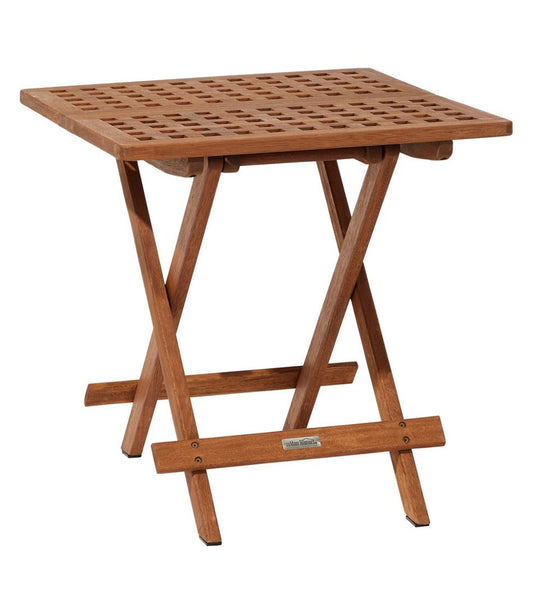 Eucalyptus Folding Side Table - L.L.Bean Signature