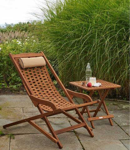 Eucalyptus Folding Side Table - L.L.Bean Signature