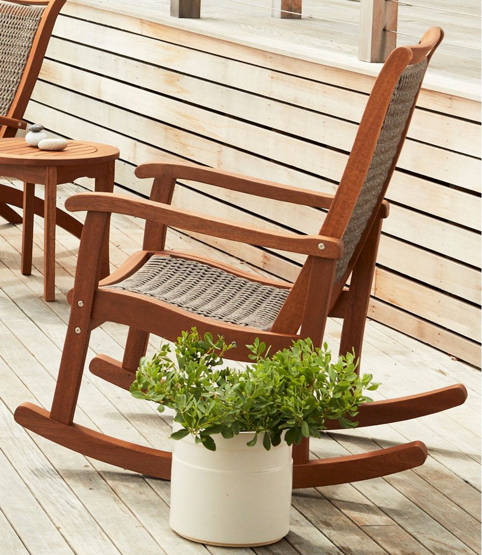 Wicker Eucalyptus Rocker - L.L.Bean Essential