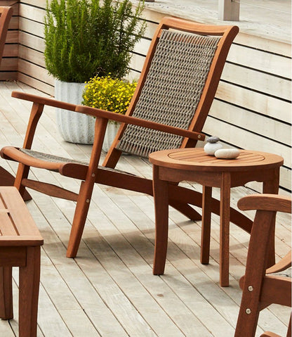Eucalyptus Round Side Table - L.L.Bean Everyday
