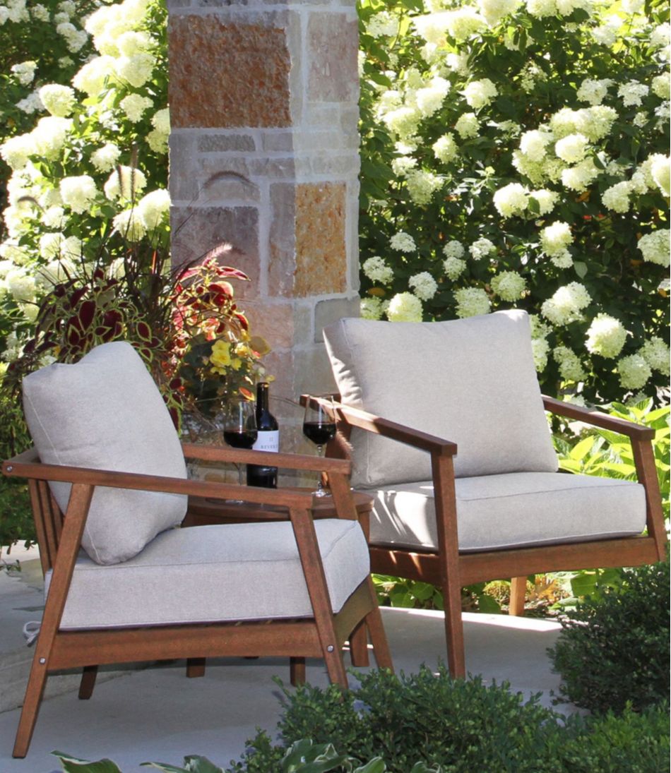 Eucalyptus Patio Chair, Set of Two - L.L.Bean Great Value