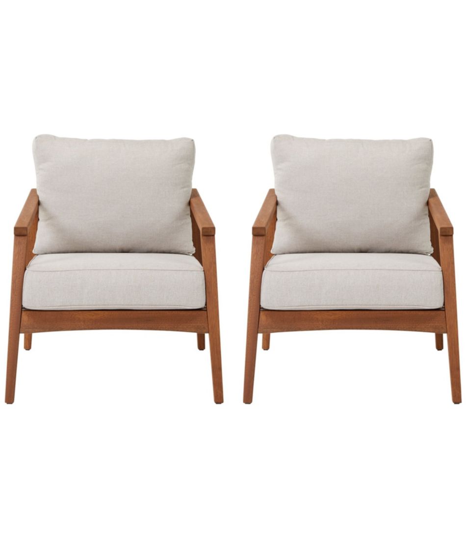 Eucalyptus Patio Chair, Set of Two - L.L.Bean Great Value