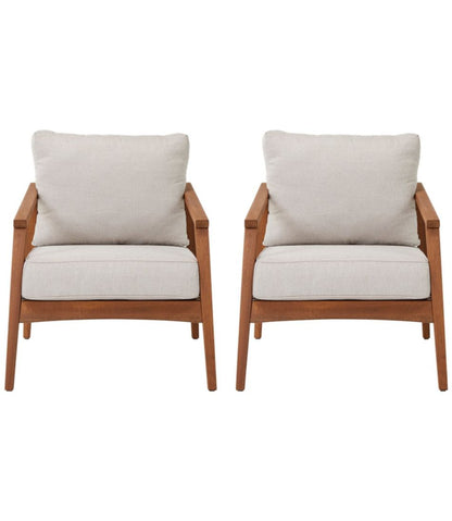 Eucalyptus Patio Chair, Set of Two - L.L.Bean Great Value