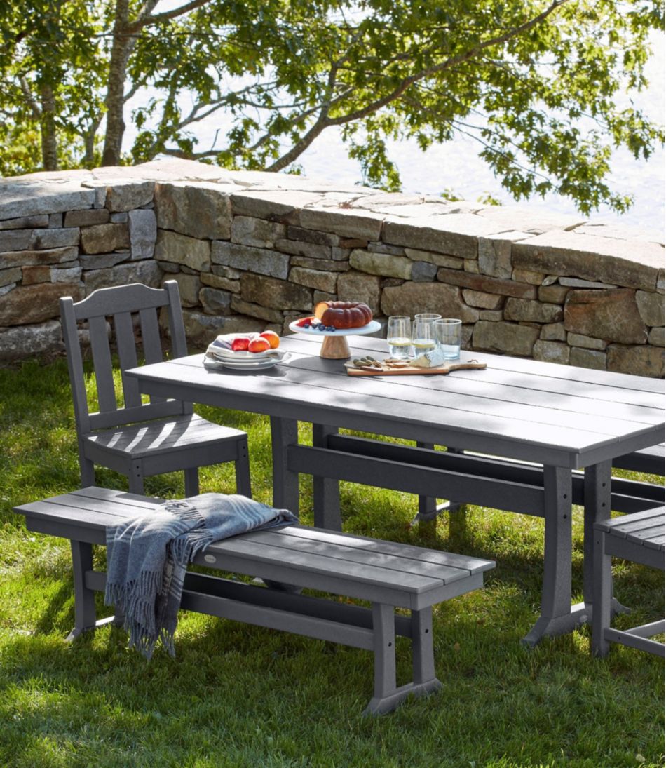 All-Weather Farmhouse Bench - L.L.Bean Trending