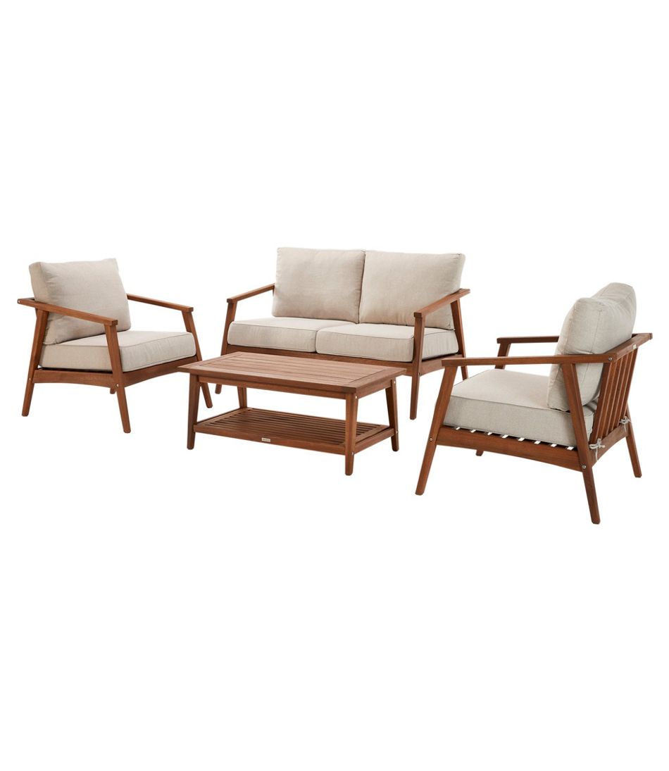 Eucalyptus 4-Piece Patio Set - L.L.Bean Best Seller