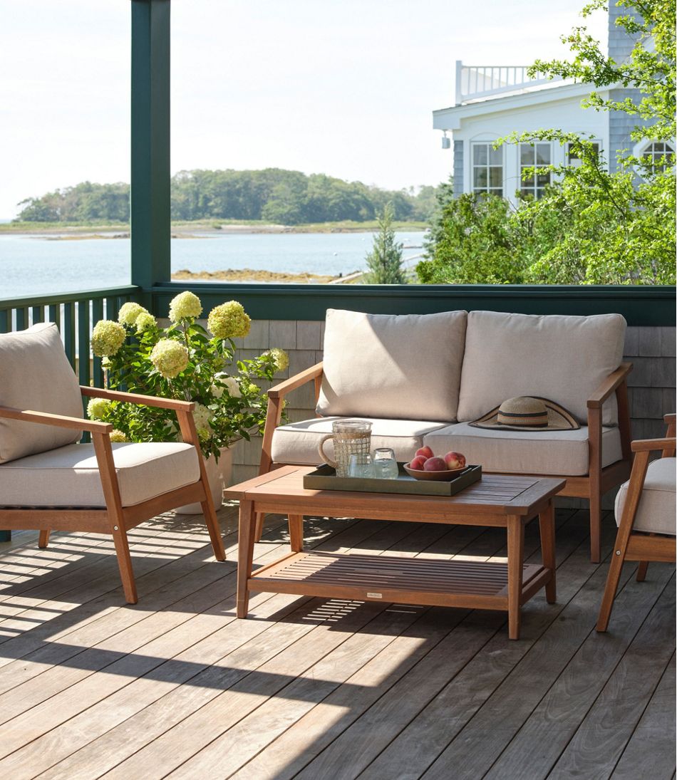 Eucalyptus 4-Piece Patio Set - L.L.Bean Best Seller