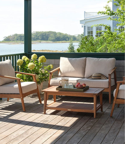 Eucalyptus 4-Piece Patio Set - L.L.Bean Best Seller