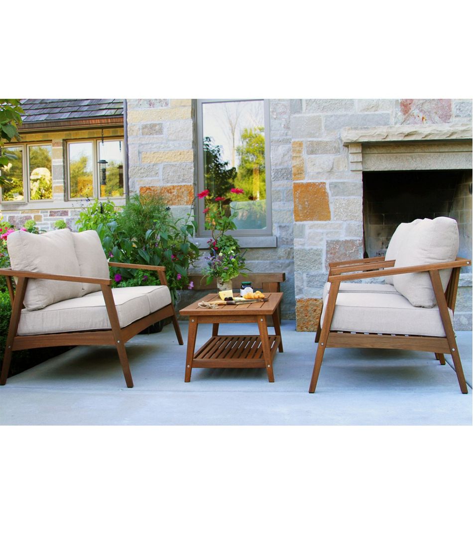Eucalyptus 4-Piece Patio Set - L.L.Bean Best Seller