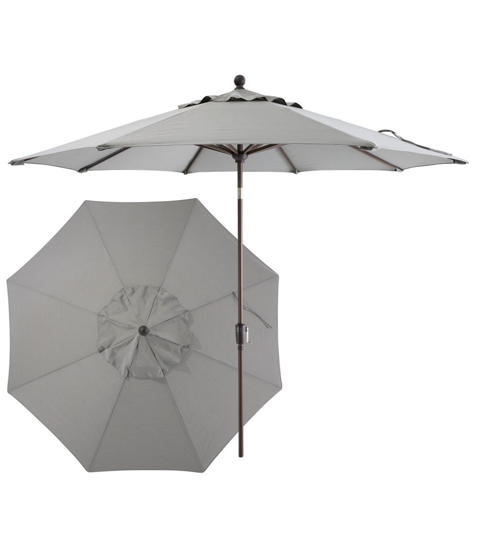 Weather-Resistant 9' Market Umbrella, Push Button - L.L.Bean Classic
