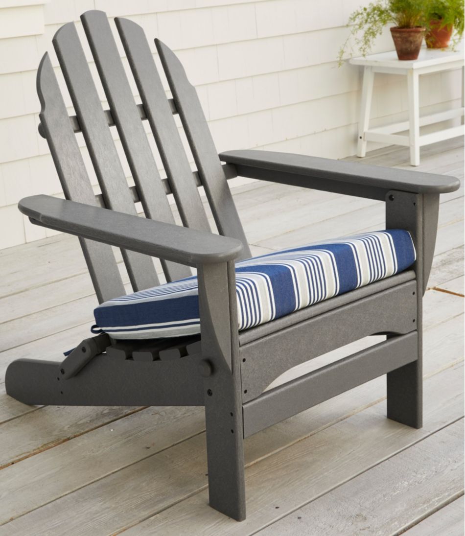 Casco Bay Adirondack Chair Seat Cushion, Stripe - L.L.Bean Trusted