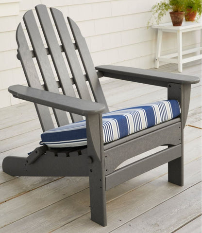 Casco Bay Adirondack Chair Seat Cushion, Stripe - L.L.Bean Trusted