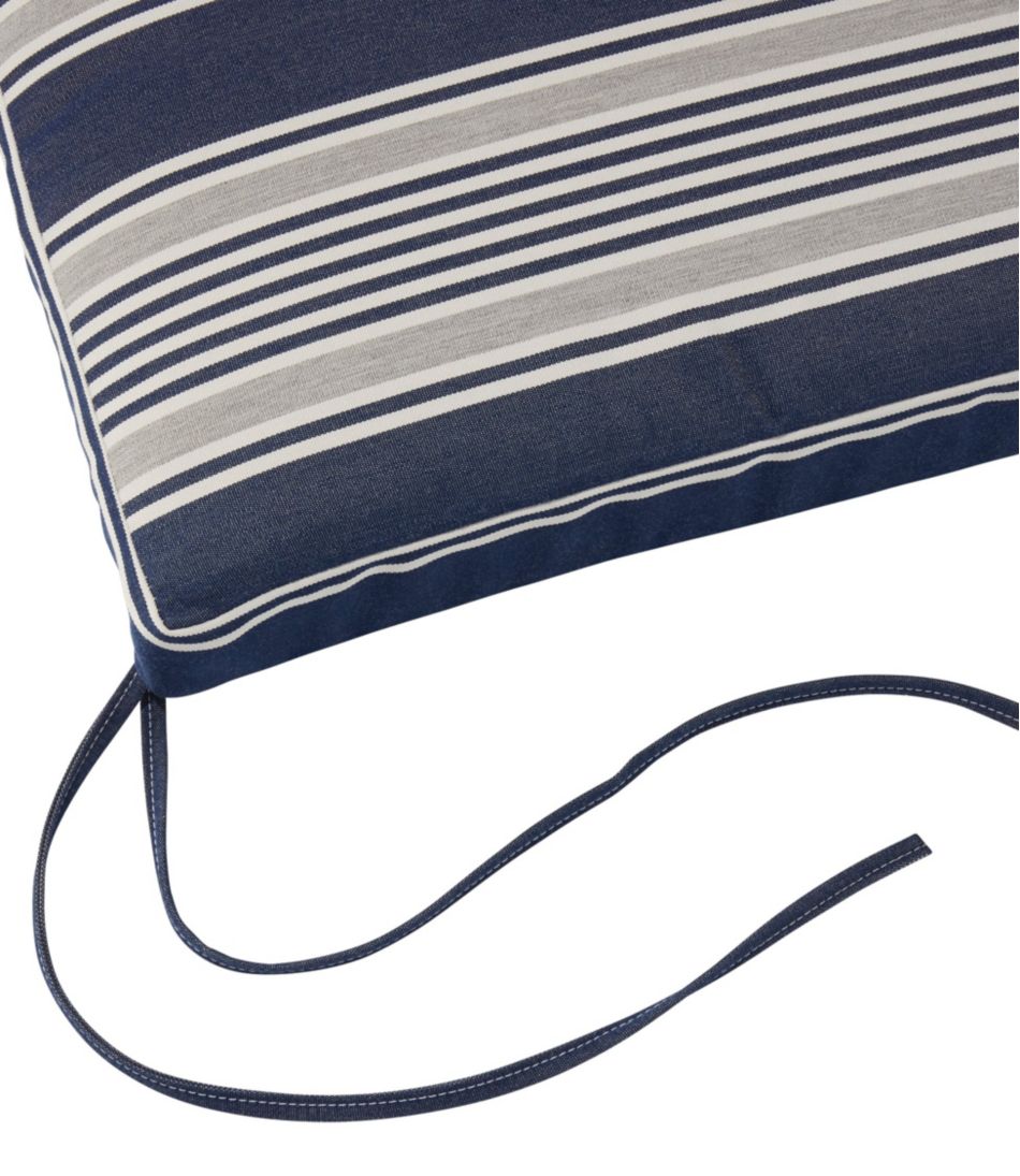 Casco Bay Cushion for All-Weather Armless/Folding Chair, Stripe - L.L.Bean Great Value