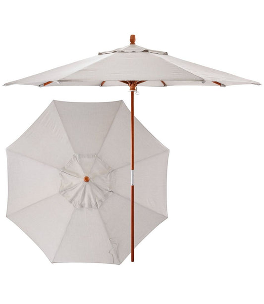 Sunbrella Market Umbrella, Wood - L.L.Bean Quality