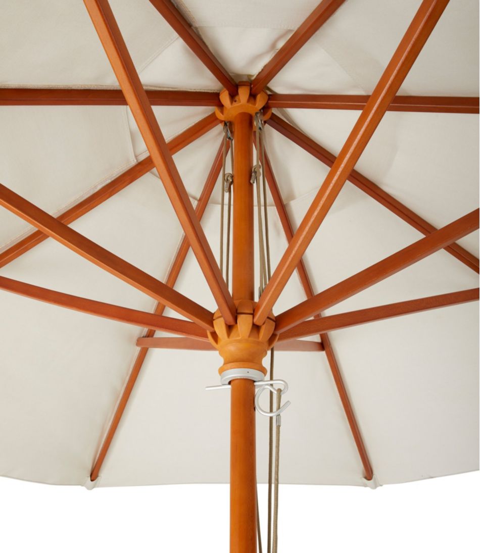 Sunbrella Market Umbrella, Wood - L.L.Bean Quality