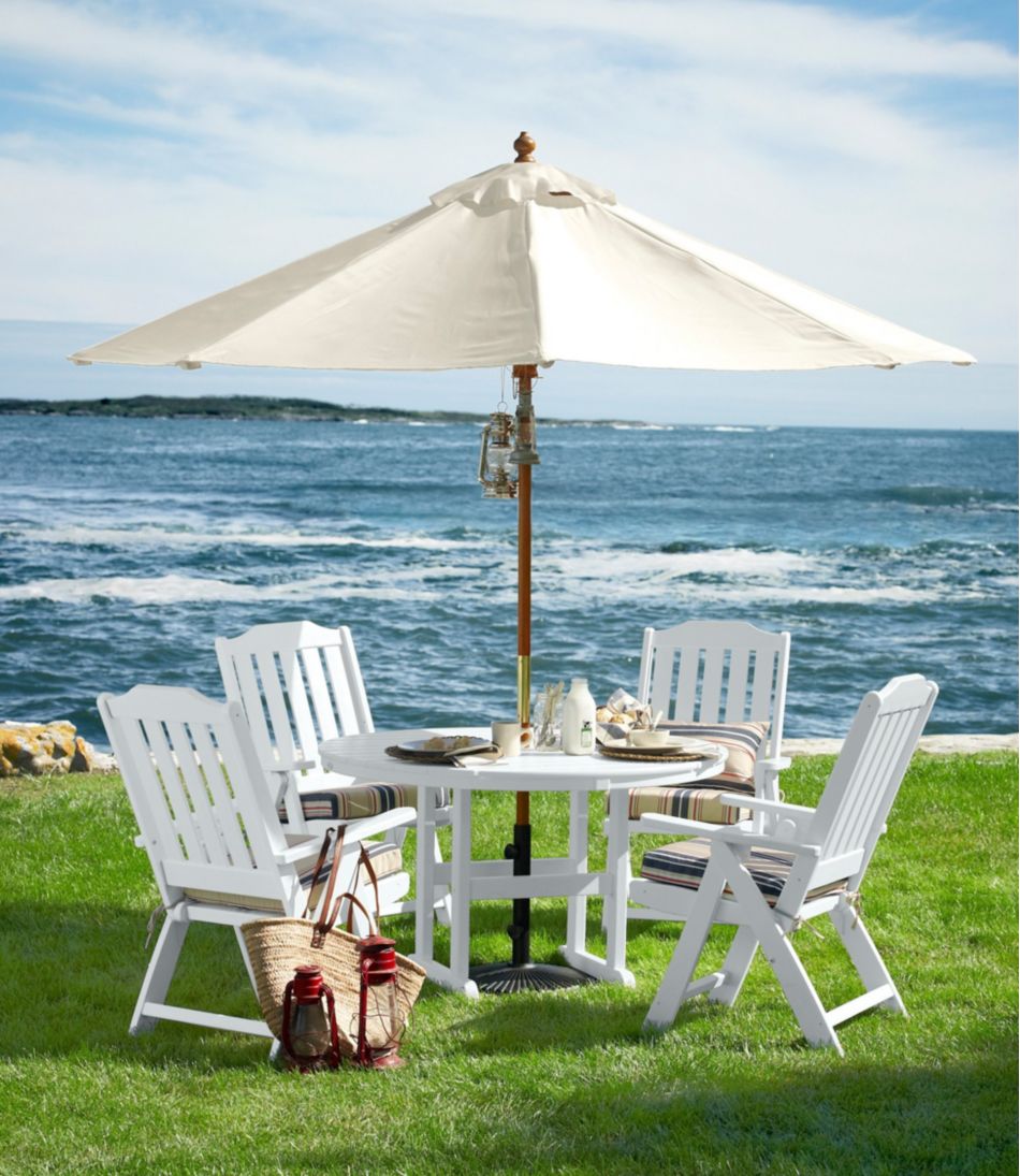Sunbrella Market Umbrella, Wood - L.L.Bean Quality