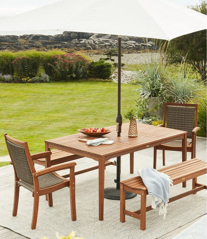 Wicker Eucalyptus Dining Chair - L.L.Bean Popular