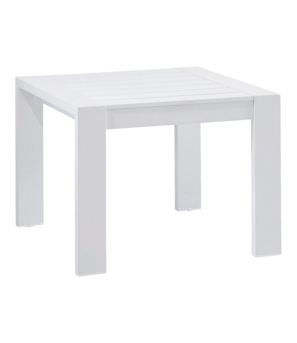 White Aluminum Deep Seating Side Table - L.L.Bean Best Seller