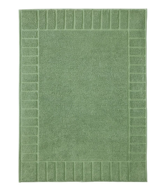 Organic Cotton Textured Bordered Bath Mat - L.L.Bean Recommended